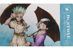【中古】卓上マット 石神千空＆あさぎりゲン ラバーマット 「DMMスクラッチ! TVアニメ Dr.STONE レイニーデイ スクラッチ」 A-1賞