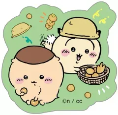 【中古】食玩 ステッカー・シール うさぎ＆くりまんじゅう 「ちいかわ ダイカットステッカー付きグミ 3」