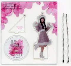 【中古】雑貨 上村莉菜(櫻坂46) アクリルスタンドキーホルダー(2022年 クリスマスサンタ衣装) 「2nd YEAR ANNIVERSARY ～Buddies感謝祭～」