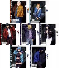 [중고] 상품 세트 전 7 종 세트 A4 클리어 파일 & 스티커 세트 [타이토 복권 SAKAMOTO DAYS Street Style] F상