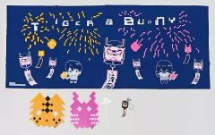 [중고] 잡화 집합 도트 비트 석양 세트 [극장판 TIGER & BUNNY -The Rising-]