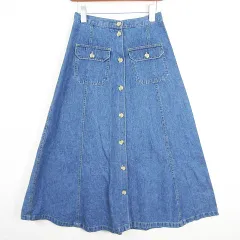 チェロキー Cherokee デニム ロング スカート 8 ライトブルー kz13220