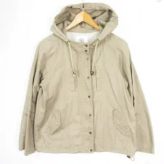 ルノンキュール Lugnoncure マウンテンパーカー ジャケット 綿 M ベージュ kz13420