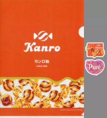 [중고] 상품 세트 칸로 사탕 & 퓌레링 문구 컬렉션 (클리어 파일 + 스티커) [이치 반 쿠지 칸로 퓨레구미 ~sweet gummy & candy~] G상