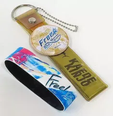 【中古】グッズセット 金城楓 ラバーバンド＆銀テープキーホルダー  「Free! 10th Anniversary -Memories of Summer-」