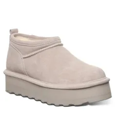 Bearpaw ベアパウ ムートンブーツ 厚底 Retro Super Shorty ショートブーツ 撥水加工 防汚加工  (Mashroom, 23.0 cm) 2F-AA