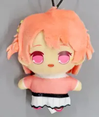 【中古】ぬいぐるみマスコット・ぬいぐるみバッジ のあ きゅるまるマスコット2 「カラフルピーチ」