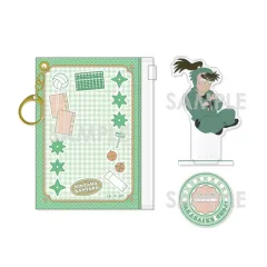 【中古】グッズセット 18.中在家長次 ポーチ入りアクリルスタンド 「忍たま乱太郎」