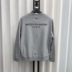 46 WOOYOUNGMI ウーヨンミ バックロゴ スウェット グレー