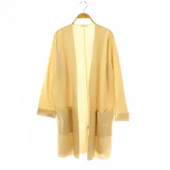 プラステ PLST ロングカーディガン ニット 長袖 M ベージュ /HK ■OS