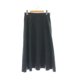 ノーリーズ Nolley's ミディ丈フレアースカート 36 S 黒 ブラック /SY ■OS