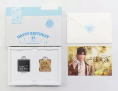 【中古】グッズセット レイ(黎深) 2024誕生日シリーズ ポストカード＆印章セット 「恋と深空」