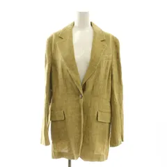 ザラ ZARA リネンジャケット テーラードジャケット XS ベージュ /DF ■OS