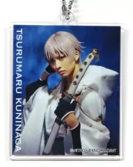 【中古】雑貨 岡宮来夢(鶴丸国永) アクリルキーホルダー 「DMMスクラッチ! ミュージカル『刀剣乱舞』 ～静かの海のパライソ～」 D-1賞