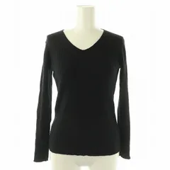 アイテムズ アーバンリサーチ ITEMS URBAN RESEARCH ニット カットソー Vネック Free 黒 /MI ■OS ■GY39 ■AX