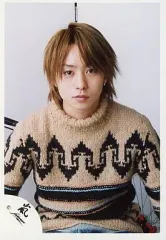 【中古】生写真(ジャニーズ) 嵐/櫻井翔/上半身・セーターベージュ、模様黒/公式生写真