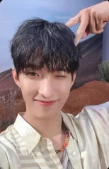 【中古】コレクションカード(男性) SEVENTEEN/DK(ドギョム)/裏面オレンジ/CD「Face the Sun」(ep.3 Ray)封入特典フォトカード