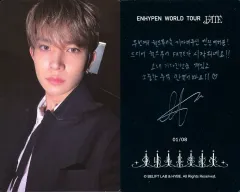 【中古】コレクションカード(男性) 01：ENHYPEN/ヒスン(HEESEUNG)/ENHYPEN WORLD TOUR ’FATE’ トレーディングカード