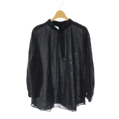 B&Y ユナイテッドアローズ BEAUTY&YOUTH ビューティー&ユース バックボタンブラウス プルオーバー ネイビー /DF ■OS