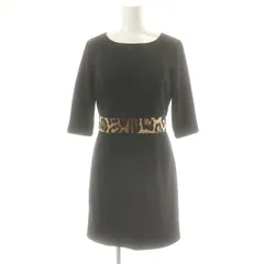 レディ Rady ウエストレオパード柄 ミニ ワンピース F ブラック /DF ■OS