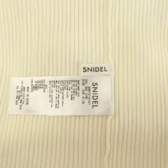 スナイデル SNIDEL シアーパフスリーブニット 七分袖 切替 ONE アイボリー /MY ■OS
