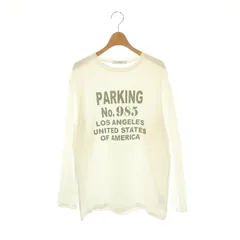 ジャーナルスタンダード レリューム JOURNAL STANDARD relume 23SS PARKINGロゴロングスリーブTEE Tシャツ カットソー F 白 /CX ■OS