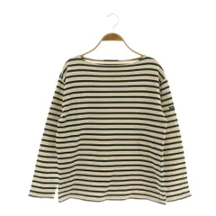 セントジェームス SAINT JAMES ウェッソン バスクシャツ ボーダーカットソー 長袖 ボートネック T3 ブラック /MY ■OS