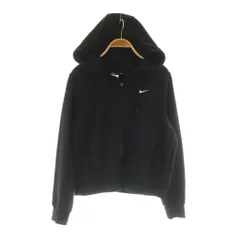 ナイキ NIKE フルジップ フレンチテリー パーカー ロゴプリント M ブラック /MY ■OS