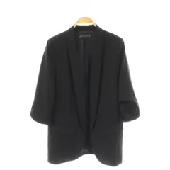 ザラウーマン ZARA WOMAN 七分袖 ジャケット アウター S 黒 /NR ■OS
