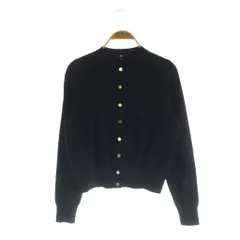 プラステ PLST 24AW UVカットレーヨンブレンドメタルボタンカーディガン ニット M ネイビー /MY ■OS