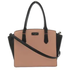 ケイトスペード KATE SPADE トートバッグ ショルダー ピンク 2WAY バイカラー 台形シルエット ロゴ /FF