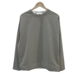 ジャーナルスタンダード レリューム JOURNAL STANDARD relume トレーナー スウェット M ライトグレー ラウンドネック ミドル丈 /YS26 ■GY61