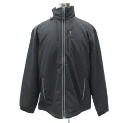 ファーストダウン FIRST DOWN 中綿ジャケット ミドル丈 2L 黒 ブラック スタンドカラー /SM8 ■GY58