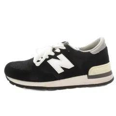 ニューバランス NEW BALANCE M990BK1 スニーカー シューズ ローカット USA製 黒 ブラック 28 /FF