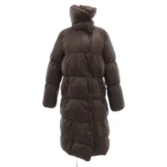 セオリー Theory ダウンコート ロング スタンドカラー 2 茶 ブラウン /JS ■GY53