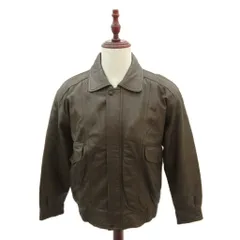 デュランテ DURANTE ラムレザージャケット ミドル丈 中綿 L 茶 ブラウン /SM35 ■GY58