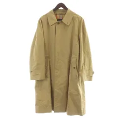 バーバリーズ Burberrys ヴィンテージ ステンカラーコート 裏地ノバチェック ロング 長袖 総裏地 ロゴ ベージュ /MQ