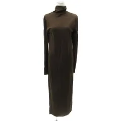 ポロ バイ ラルフローレン Polo by Ralph Lauren ニットワンピース L 茶 ブラウン タートルネック 長袖 マキシ丈 ロング丈 /YS20 ■GY61