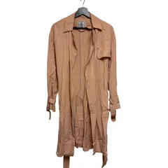  J.PRESS（ジェイプレス） YORK ST.（ヨークストリート）ガウンコート ピンクベージュ リラックススタイル カジュアル フリーサイズ レディース【Z1772】