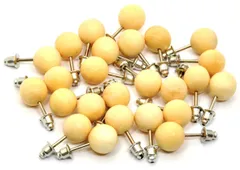 仮止め用 口金 待ち針 固定針 木製 がま口 25個セット starPG