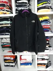 THE NORTH FACE 100 ブラック ウィンドブレーカー ジャケット