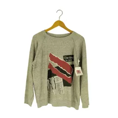 ユーズドフルギ USED古着 ラグランスリーブ ヴィンテージ クルーネック スウェット メンズ 表記無 