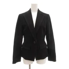 ボールジー BALLSEY トゥモローランド テーラードジャケット 総裏地 シングル ウール 黒 ブラック 秋冬 /AE ■GY06