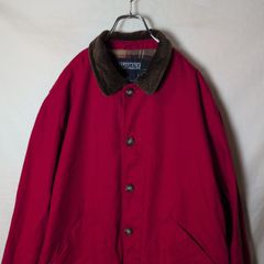 90s CHAPS ラルフローレン ファイヤーマンジャケット 襟コーディロイ