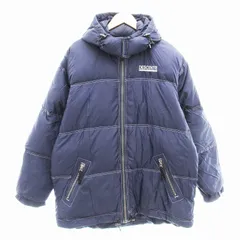 デサント DESCENTE ヴィンテージ 中綿ジャケット フード ２WAY ナイロン 0 紺 ネイビー /AE