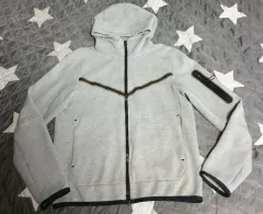 ナイキ NSW テックフリースフルジップアップフーディー グレー (S)