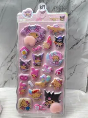 B17 こちらはB品価格‼️　日焼け　おしりシール　キャラクター　シール帳　3D ぷくぷく　ボンボンドロップシール