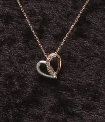 美品 ヨンドシー ネックレス SV ハートモチーフ レディース 4℃