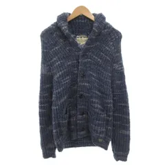 デニム&サプライ ラルフローレン DENIM & SUPPLY RALPH LAUREN ニットカーディガン ショールカラー XS 青 ブルー /FF ■GY19