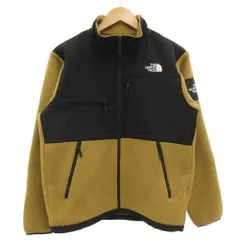 ザノースフェイス THE NORTH FACE デナリジャケット Denali Jacket フリース ジップアップ ロゴ刺繍 切替 M 黒 ブラック ベージュ NA72051 /GV ■GY18